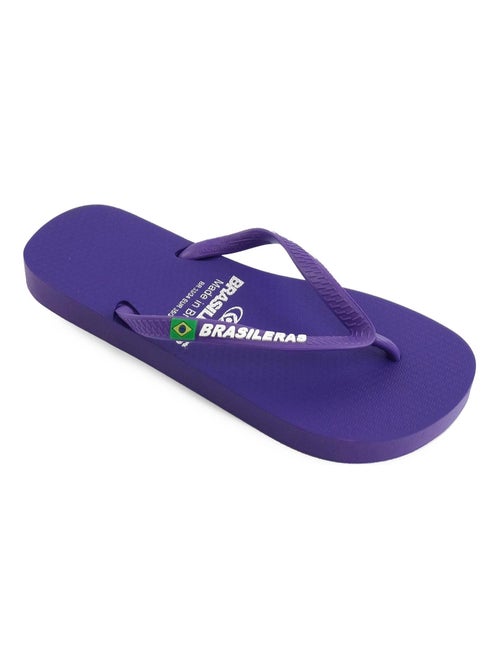 Chanclas de playa de mujer Brasileras con suela de goma - Kiabi