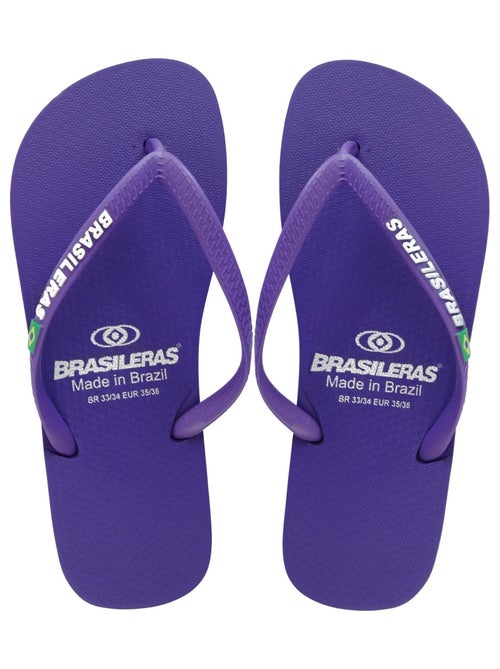 Chanclas de playa de mujer Brasileras con suela de goma - Kiabi