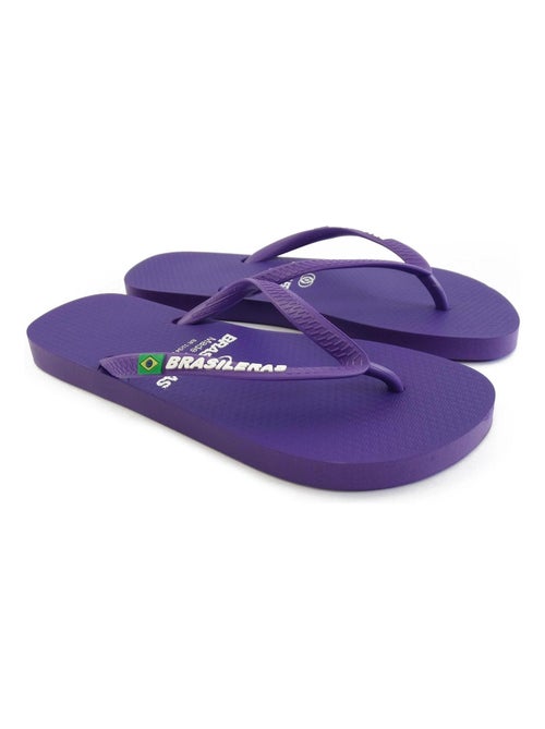 Chanclas de playa de mujer Brasileras con suela de goma - Kiabi