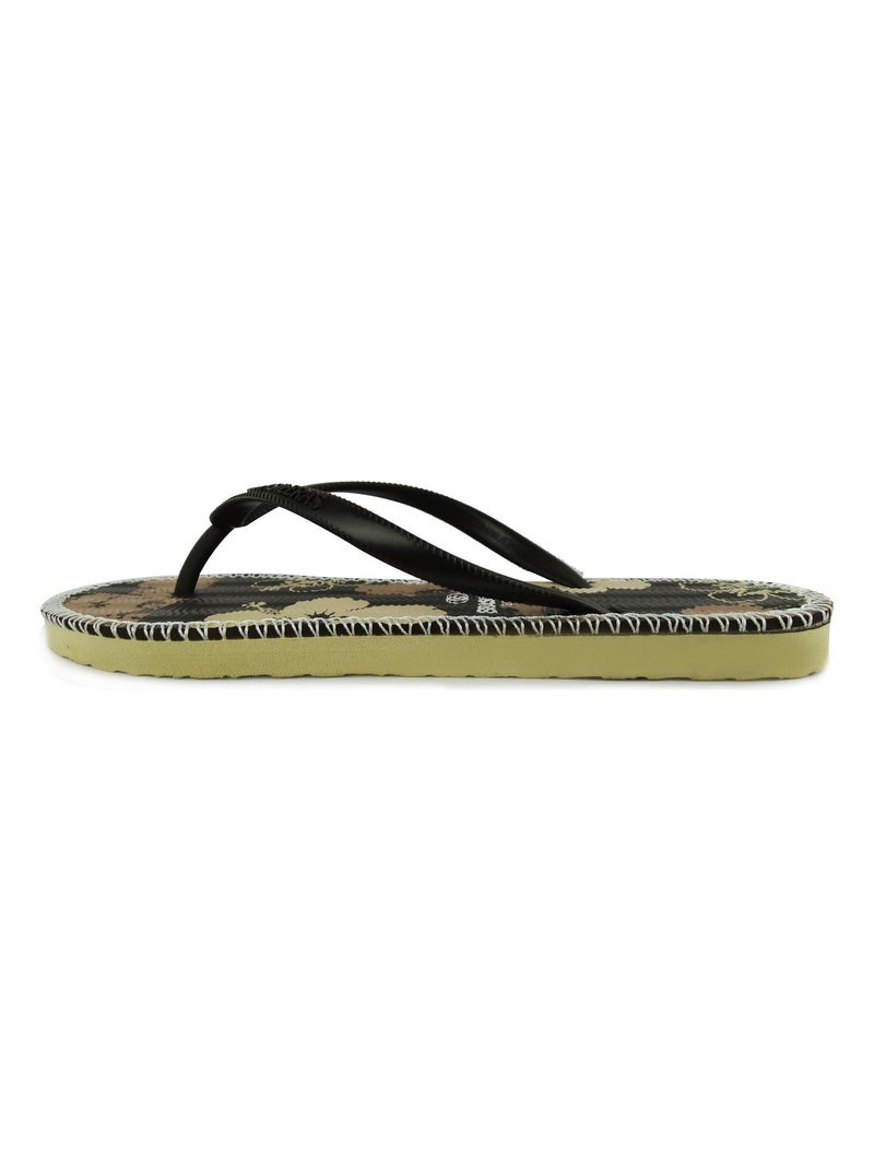 Chanclas de playa de mujer Brasileras con suela de goma Marrón - Kiabi