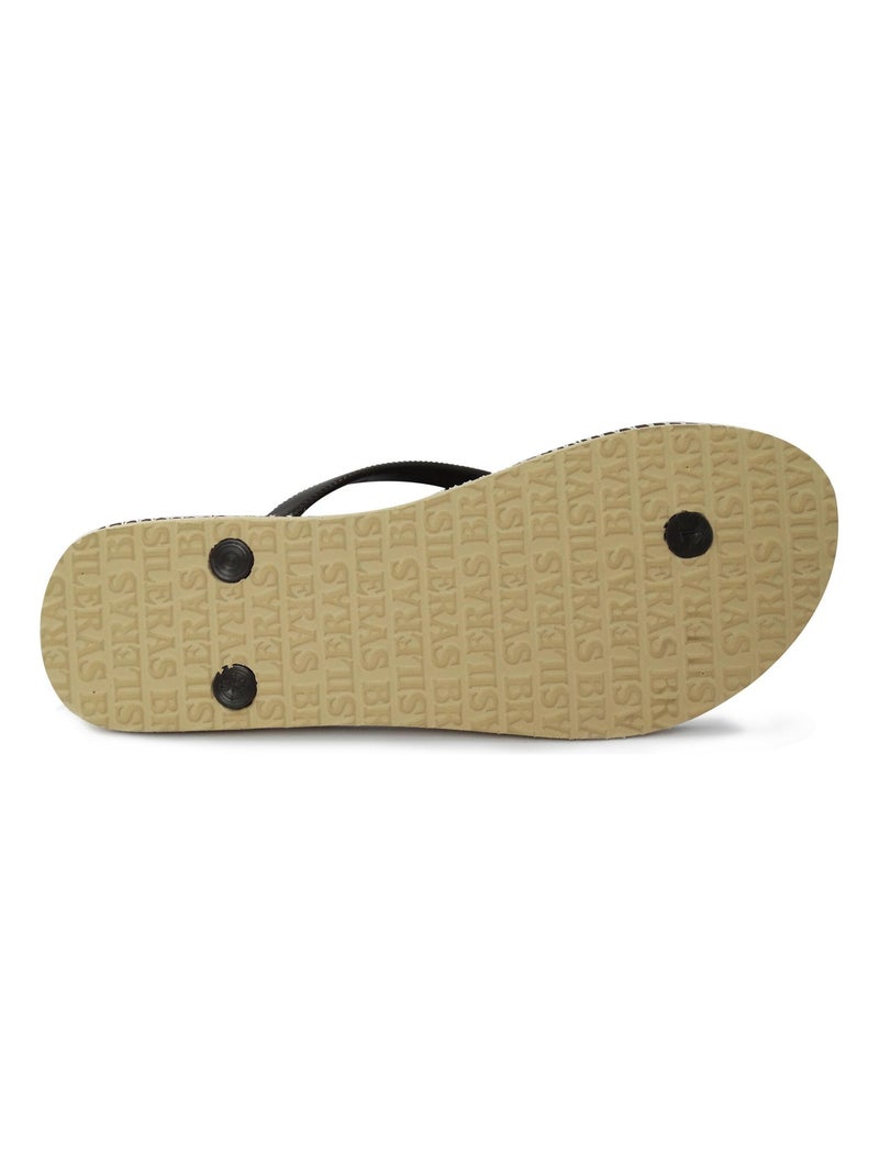 Chanclas de playa de mujer Brasileras con suela de goma Marrón - Kiabi