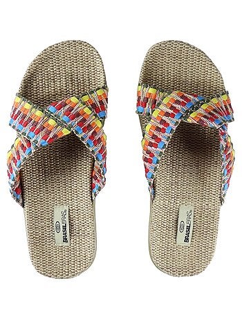 Chanclas de playa de mujer Brasileras con suela de goma