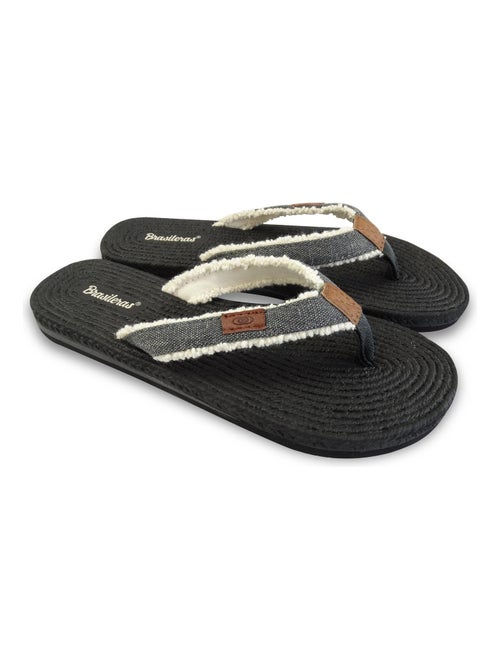 Chanclas de playa de mujer Brasileras con suela de goma - Kiabi