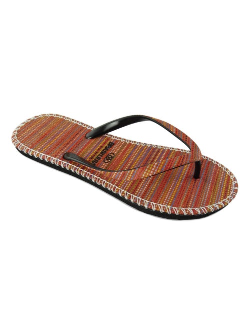 Chanclas de playa de mujer Brasileras con suela de goma - Kiabi