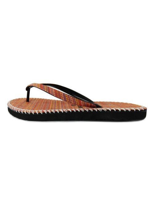 Chanclas de playa de mujer Brasileras con suela de goma - Kiabi