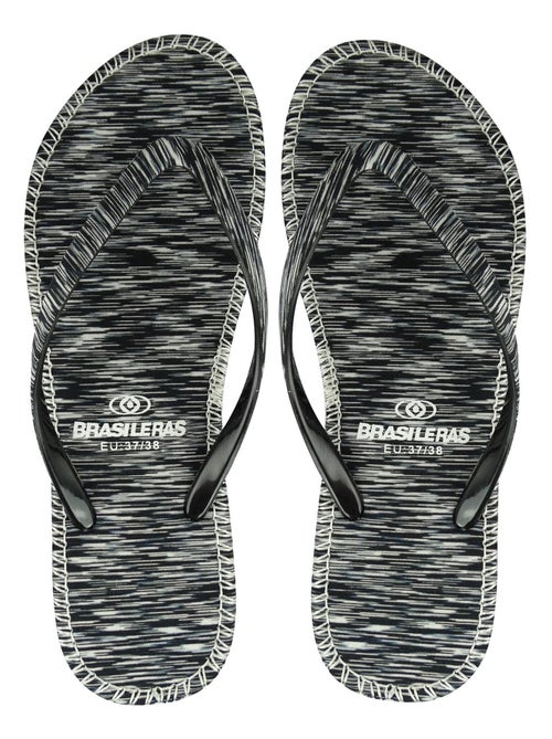 Chanclas de playa de mujer Brasileras con suela de goma - Kiabi