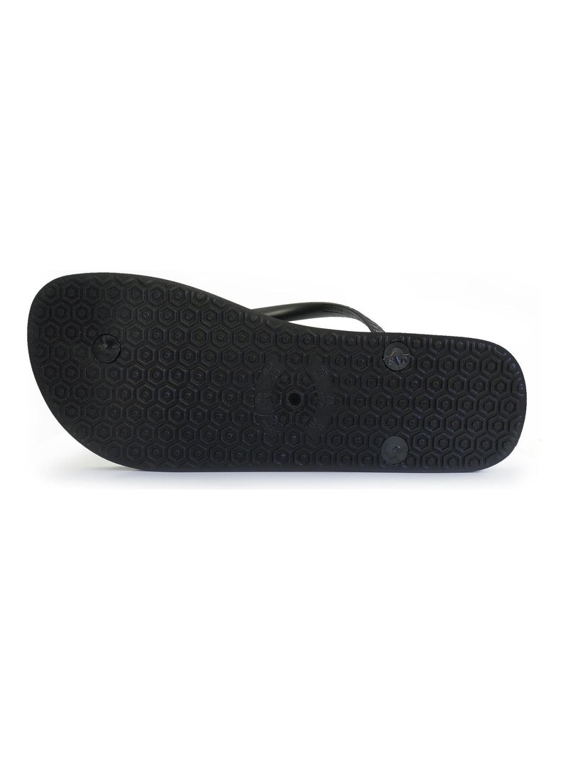 Chanclas de playa de mujer Brasileras con suela de goma Negro - Kiabi