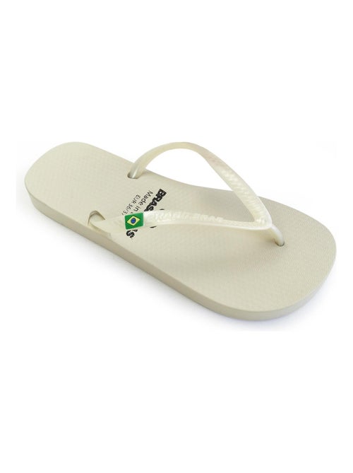 Chanclas de playa de mujer Brasileras con suela de goma - Kiabi