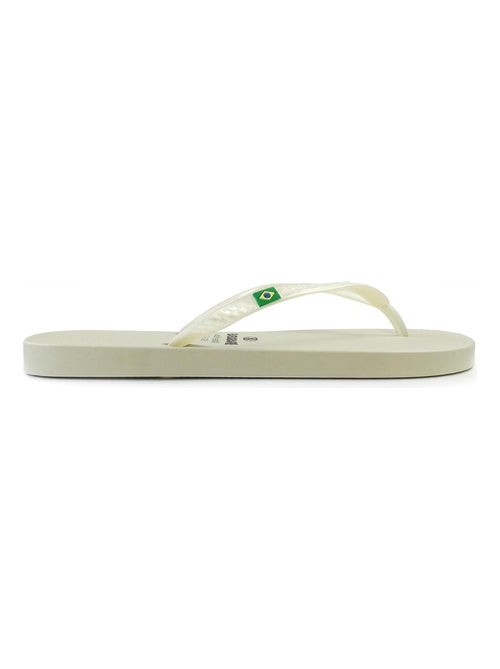 Chanclas de playa de mujer Brasileras con suela de goma - Kiabi