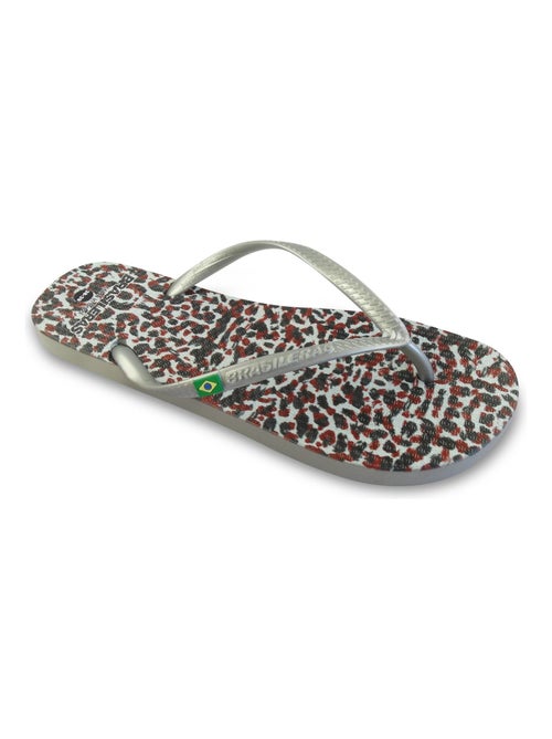 Chanclas de playa de mujer Brasileras con suela de goma - Kiabi