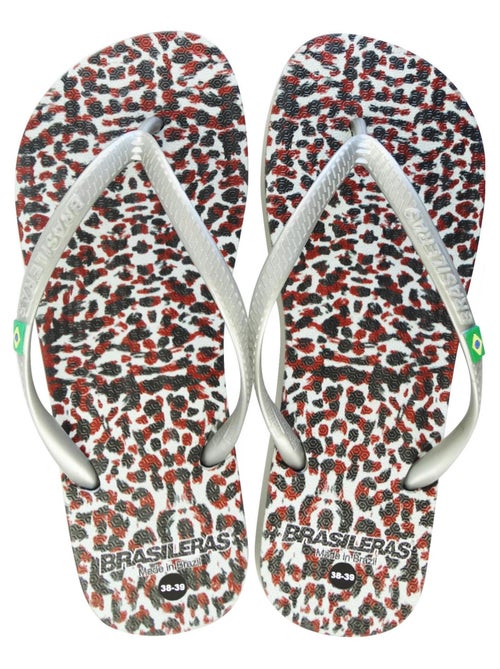Chanclas de playa de mujer Brasileras con suela de goma - Kiabi
