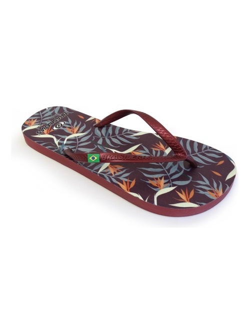 Chanclas de playa de mujer Brasileras con suela de goma - Kiabi