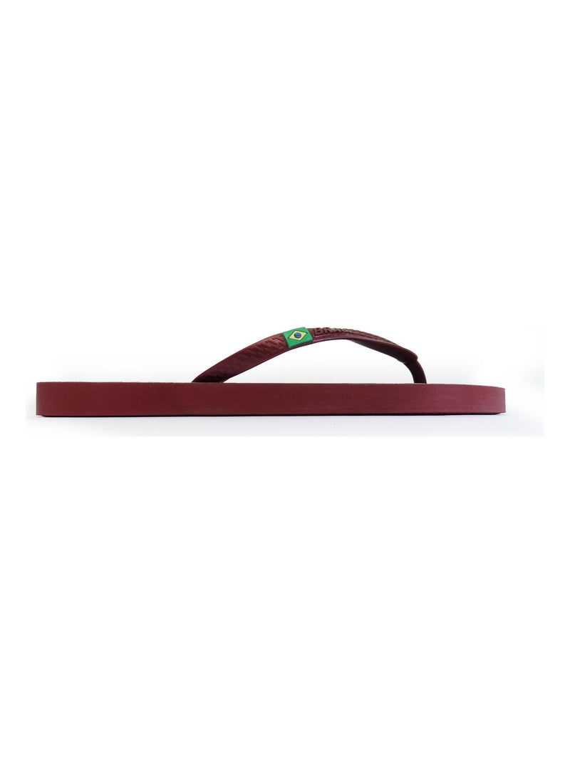 Chanclas de playa de mujer Brasileras con suela de goma Rojo - Kiabi