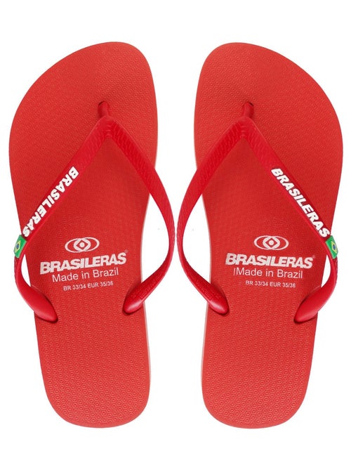Chanclas de playa de mujer Brasileras con suela de goma - Kiabi