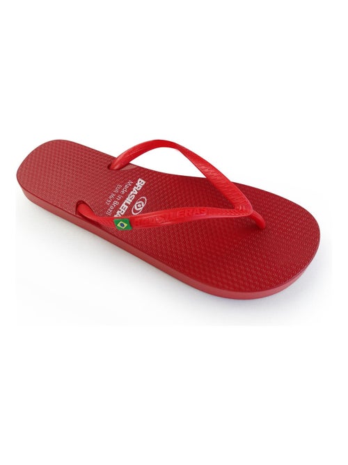 Chanclas de playa de mujer Brasileras con suela de goma - Kiabi