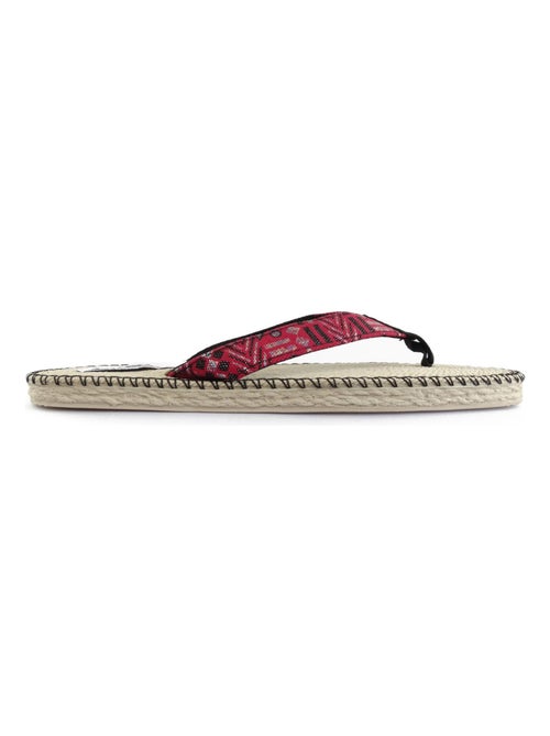 Chanclas de playa de mujer Brasileras con suela de goma - Kiabi