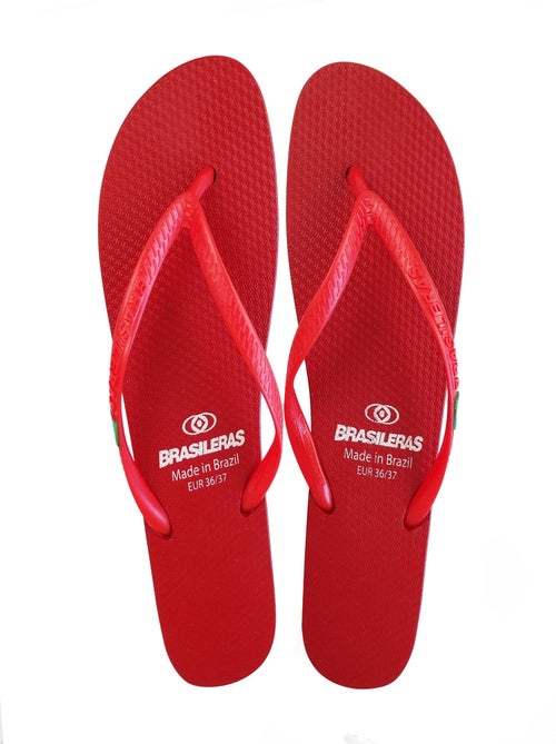 Chanclas de playa de mujer Brasileras con suela de goma - Kiabi