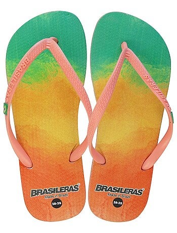 Chanclas de playa de mujer Brasileras con suela de goma