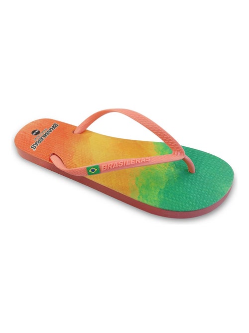Chanclas de playa de mujer Brasileras con suela de goma - Kiabi