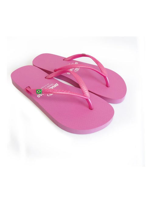 Chanclas de playa de mujer Brasileras con suela de goma - Kiabi