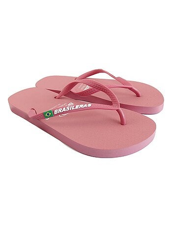 Chanclas de playa de mujer Brasileras con suela de goma