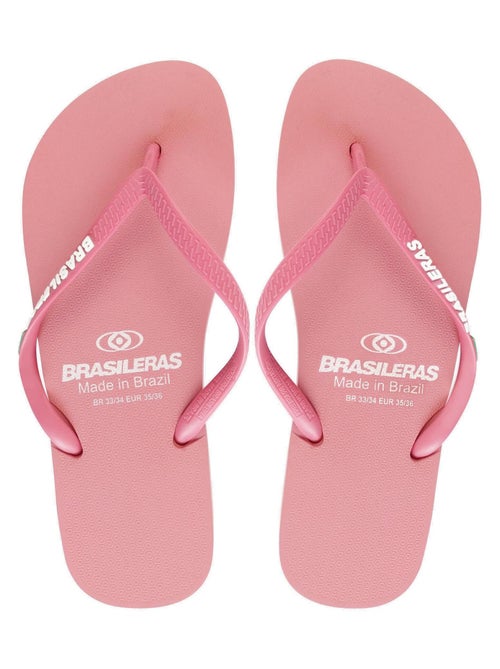 Chanclas de playa de mujer Brasileras con suela de goma - Kiabi
