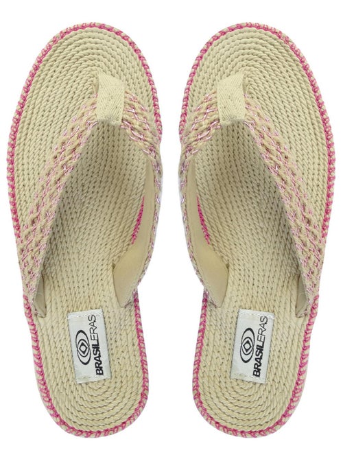 Chanclas de playa de mujer Brasileras con suela de goma - Kiabi