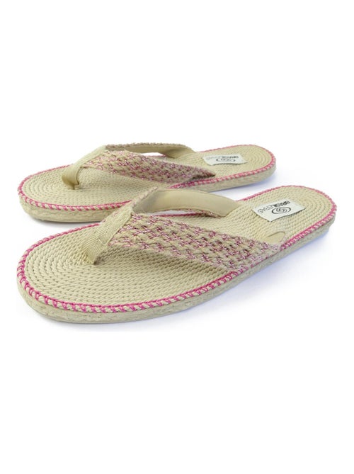 Chanclas de playa de mujer Brasileras con suela de goma - Kiabi