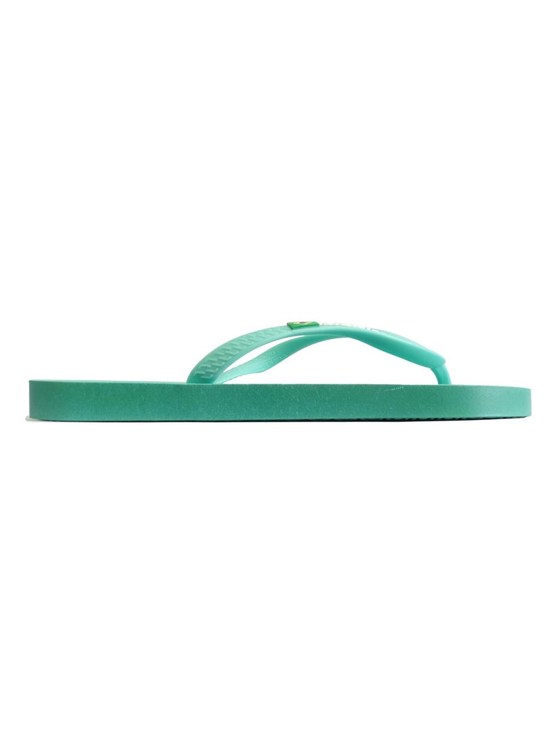 Chanclas de playa de mujer Brasileras con suela de goma Verde agua - Kiabi