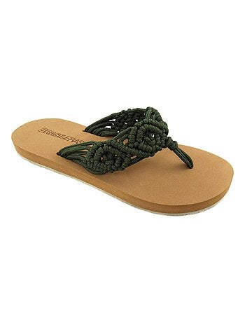 Chanclas de playa de mujer Brasileras con suela de goma