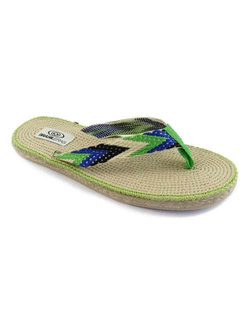 Chanclas de playa de mujer Brasileras con suela de goma - Kiabi