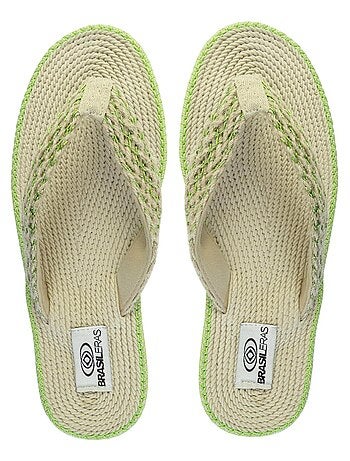 Chanclas de playa de mujer Brasileras con suela de goma