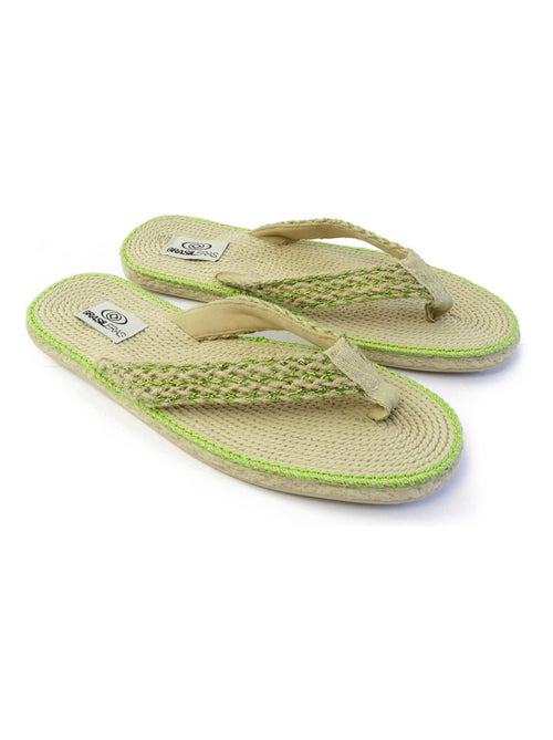 Chanclas de playa de mujer Brasileras con suela de goma - Kiabi