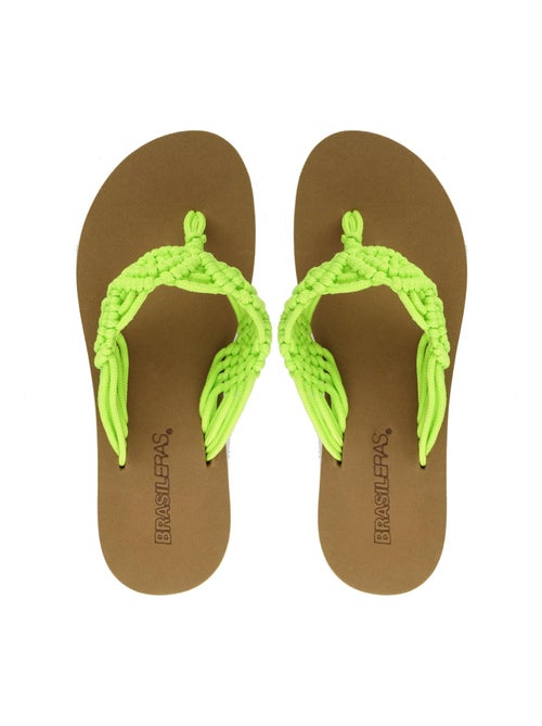 Chanclas de playa de mujer Brasileras con suela de goma - Kiabi