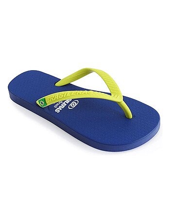Chanclas de playa de niños Brasileras con suela de goma