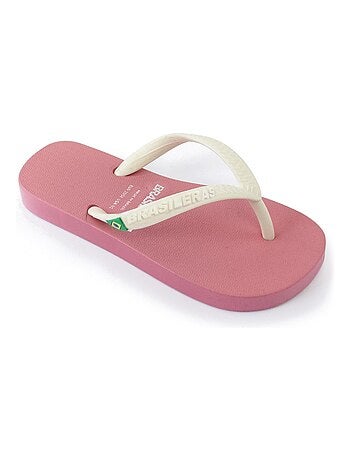 Chanclas de playa de niños Brasileras con suela de goma