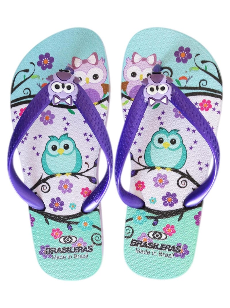 Chanclas de playa de niños Brasileras con suela de goma Malva lila - Kiabi