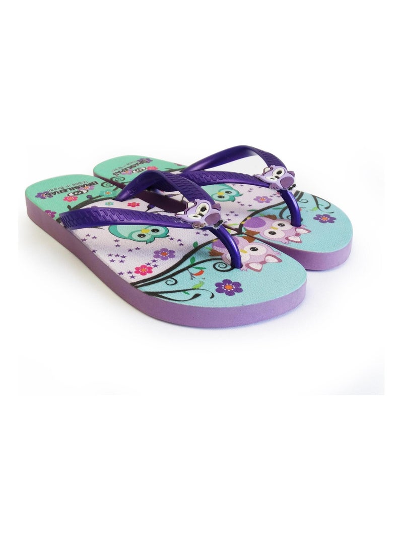 Chanclas de playa de niños Brasileras con suela de goma Malva lila - Kiabi