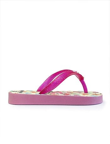 Chanclas de playa de niños Brasileras con suela de goma