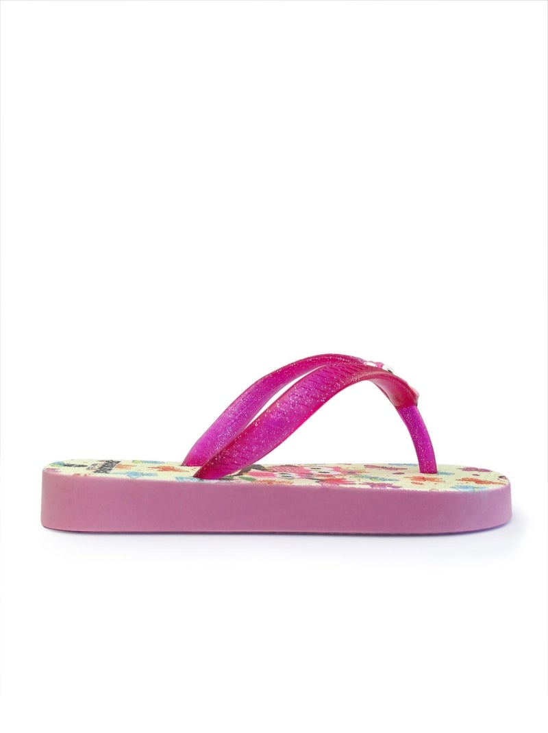 Chanclas de playa de niños Brasileras con suela de goma Rosa fucsia - Kiabi