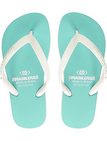 Chanclas de playa de niños Brasileras con suela de goma