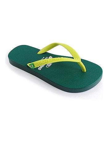 Chanclas de playa de niños Brasileras con suela de goma