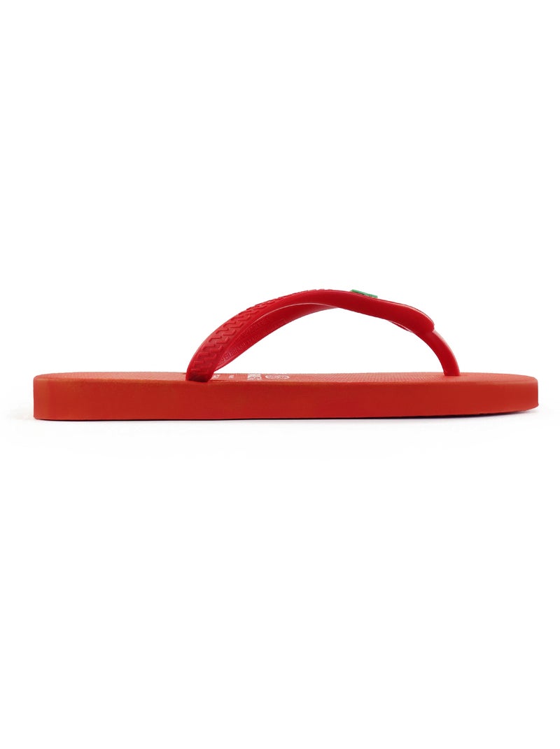Chanclas de playa unisex Brasileras con suela de goma antideslizante Rojo - Kiabi