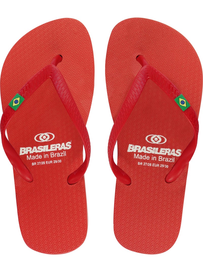 Chanclas de playa unisex Brasileras con suela de goma antideslizante Rojo - Kiabi
