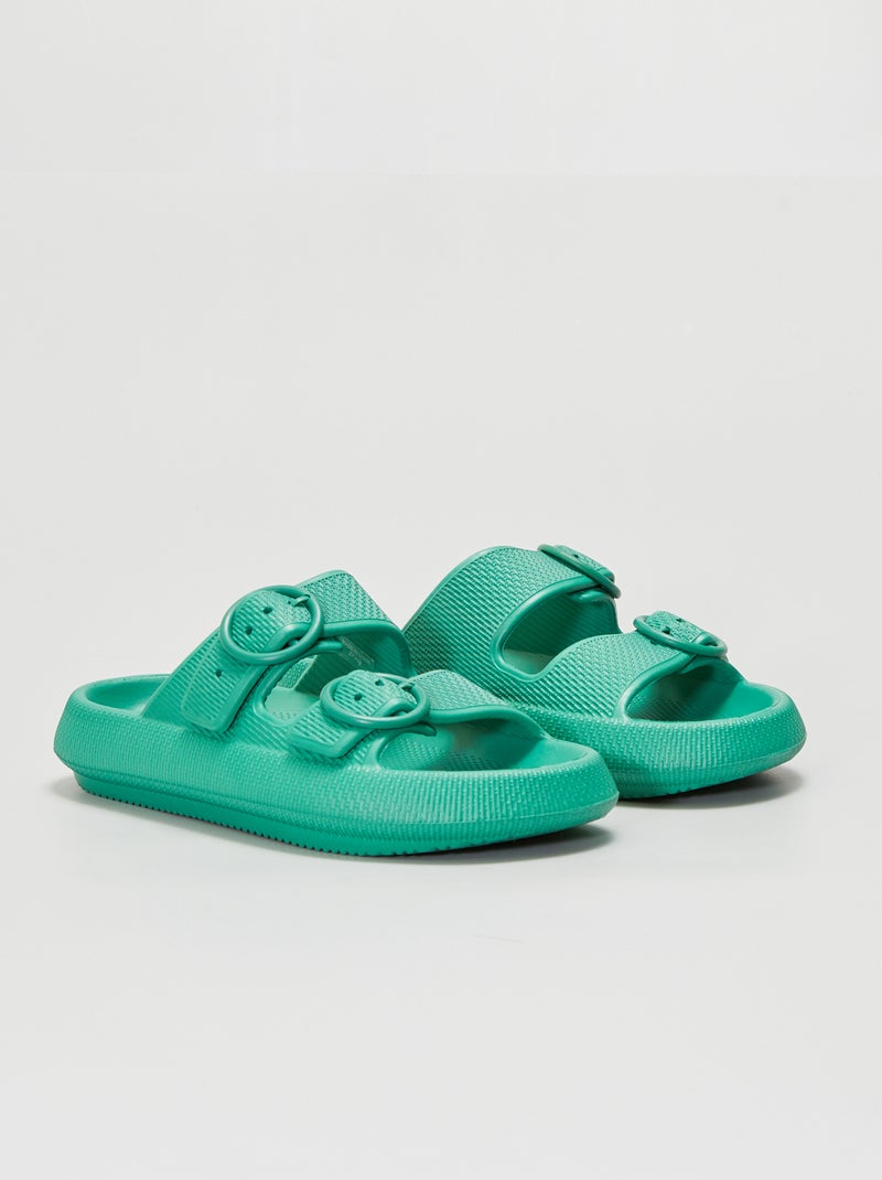 Chanclas de playa VERDE - Kiabi