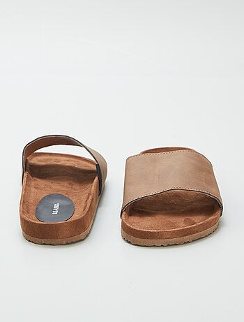 Chanclas en dos materiales