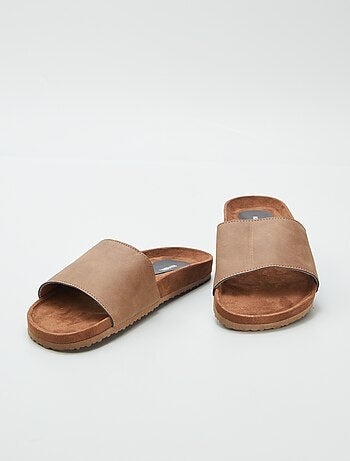 Chanclas en dos materiales