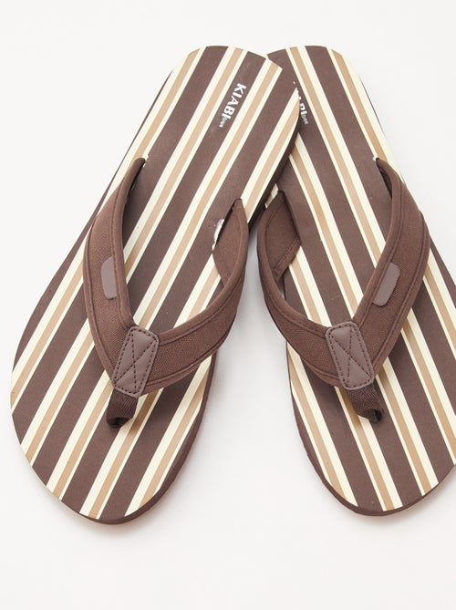 Chanclas estampadas - Kiabi