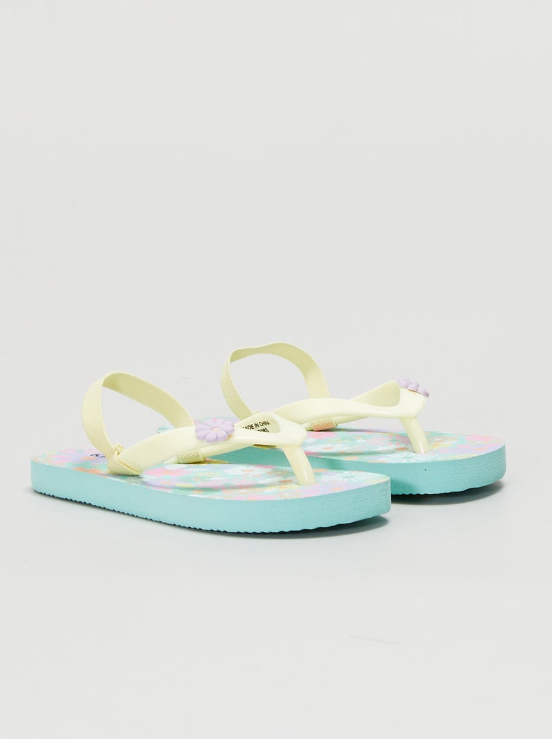 Chanclas estampadas VERDE - Kiabi