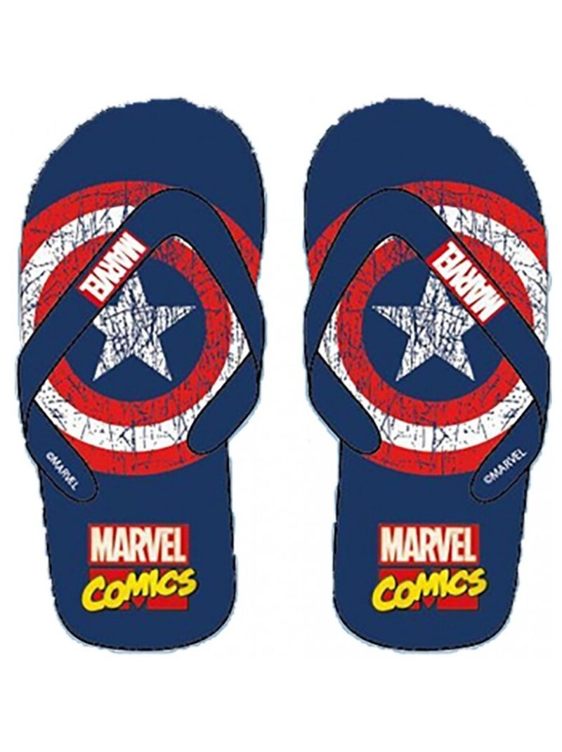 Chanclas Hombre AVENGERS fantasía Azul Rojo Blanco - Kiabi